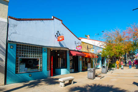 St. George Tavern at 116 St. George Street in historic center of St. Augustine, Florida FL, USA.のeditorial素材