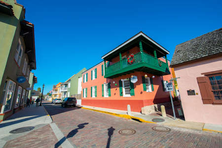 Hilton Historic Bayfront hotel at 32 Avenida Menendez in historic center of St. Augustine, Florida FL, USA.のeditorial素材