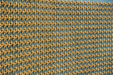 Freedom Wall with Golden Stars at World War II Memorial on National Mall in Washington DC, USA.のeditorial素材