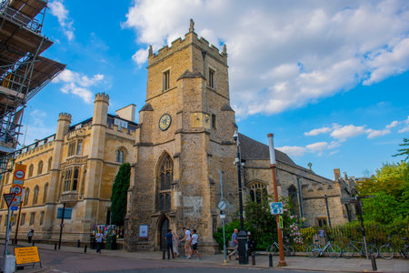 St Botolph's Church in Cambridge University in Central Cambridge, England, UK.のeditorial素材