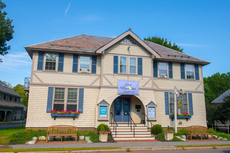 Concord Performing Arts Center at 51 Walden Street near Main Street in historic town center of Concord, Massachusetts MA, USA.のeditorial素材