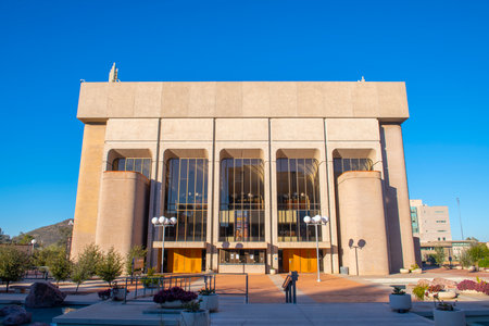 Tucson Music Hall at 260 S Church Avenue in city of Tucson, Arizona AZ, USA.のeditorial素材