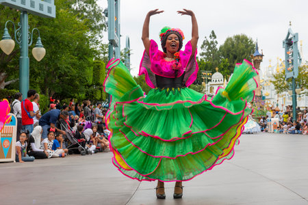 Mickey's Soundsational Parade at Disneyland Park in Anaheim, California CA, USA.のeditorial素材