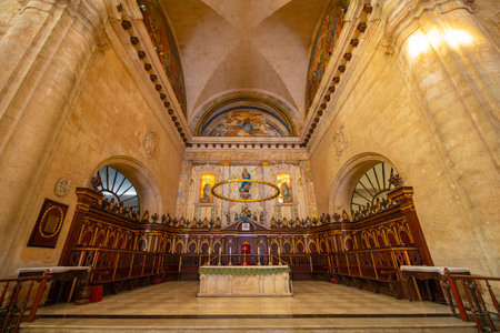 Havana Cathedral (Catedral de San Cristobal) is located in Plaza de la Catedral on Calle Empedrado in Old Havana (La Habana Vieja), Cuba. Old Havana is a World Heritage Site.の写真素材