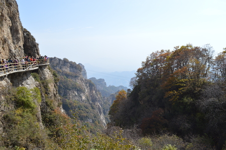 Nature view of Bai Shishanのeditorial素材