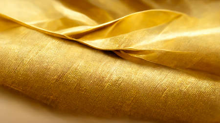 3D render gold abstract background with soft glowing backdrop texture for christmas and valentine.の写真素材
