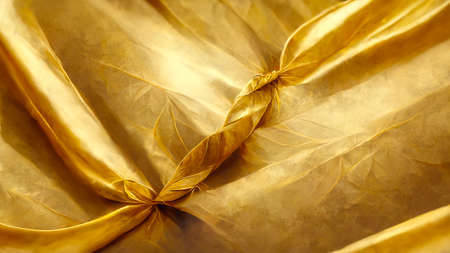 3D render gold abstract background with soft glowing backdrop texture for christmas and valentine.の写真素材
