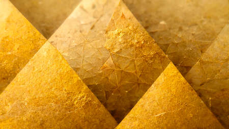 3D render gold abstract background with soft glowing backdrop texture for christmas and valentine.の写真素材