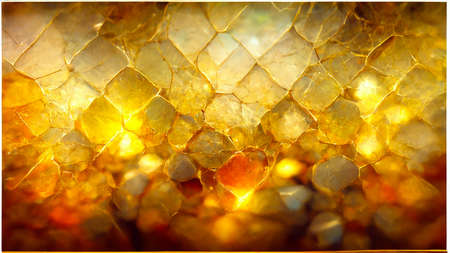 3D render gold abstract background with soft glowing backdrop texture for christmas and valentine.の写真素材