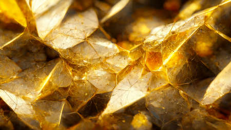 3D render gold abstract background with soft glowing backdrop texture for christmas and valentine.の写真素材