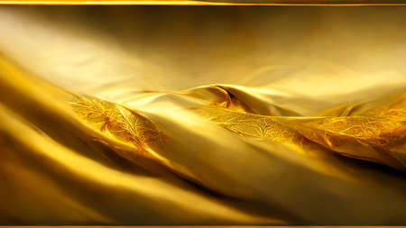3D render gold abstract background with soft glowing backdrop texture for christmas and valentine.の写真素材