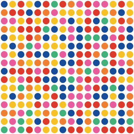 Abstract vector pattern design. Seamless pattern with colorful simple shapes. Geometric shape modern stylish texture.のイラスト素材