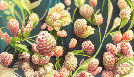 3D render abstract flower texture background series design for creative wallpaper or design art...