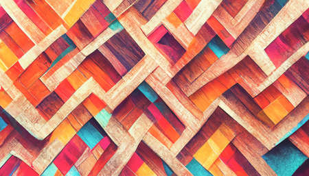 3D render abstract colorful texture background series design for creative wallpaper or design art...