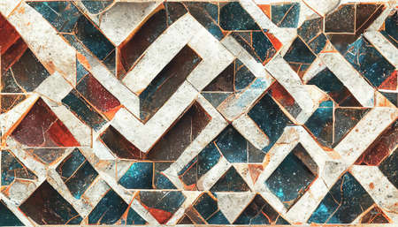 3D render abstract texture background series design for creative wallpaper or design art work. Creativity and imagination.の写真素材