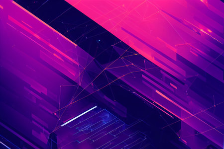 Abstract background on future cyber digital security network technologyÂ の写真素材