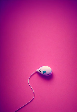 Lucky charm background of 3D render, suitable for a mobile screen, phone desktop, landing page, UI UX, and wallpaper.の写真素材