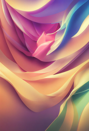 Lucky charm background of 3D render, suitable for a mobile screen, phone desktop, landing page, UI UX, and wallpaper.の写真素材