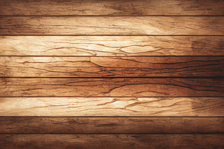 Wood table top on blurred abstract background for display or montage your products. 3D Illustrationの写真素材