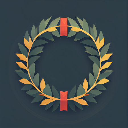 Flat Christmas wreath cartoon wallpaper. Modern flat design in winter Website layout design....