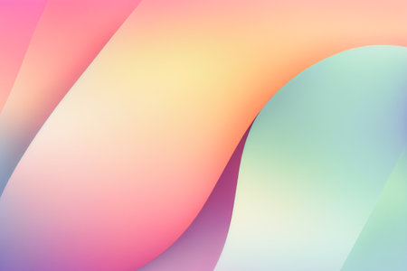 Soft colorful background with gradient pastel color palette. Abstract modern background. Illustration for banner, presentation template, wallpaper, text place and social media. Abstract geometric fashion.の写真素材