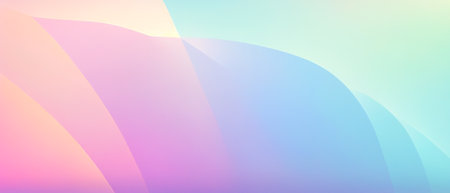 Soft colorful background with gradient pastel color palette. Abstract modern background. Illustration for banner, presentation template, wallpaper, text place and social media. Abstract geometric fashion.の写真素材