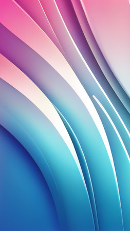 Soft colorful background with gradient pastel color palette. Abstract modern background. Illustration for banner, presentation template, wallpaper, text place and social media. Abstract geometric fashion.の写真素材