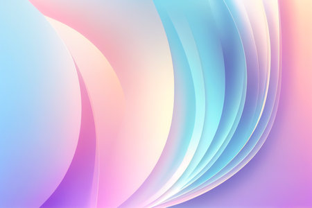 Soft colorful background with gradient pastel color palette. Abstract modern background. Illustration for banner, presentation template, wallpaper, text place and social media. Abstract geometric fashion.の写真素材