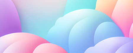 Soft colorful background with gradient pastel color palette. Abstract modern background....