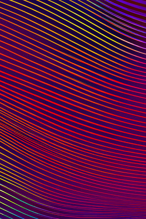 Abstract background consisting of geometric pattern. Gradient color from violet to red. Wide angle format banner.の写真素材