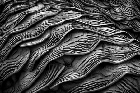 Abstract patterns monochrome background. High resolution black and white image.の写真素材