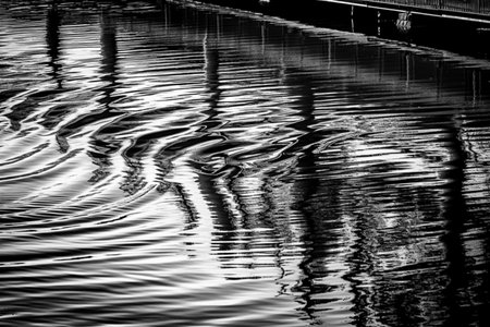 Abstract patterns monochrome background. High resolution black and white image.の写真素材