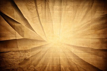 Retro sun burst vintage banner background with copy space. Grunge texture of old paper style.の写真素材