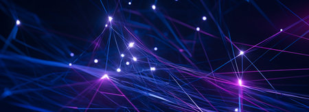 Abstract technology dark background Hi-tech communication concept, technology, digital business, innovation, science fiction scene with copy space.の写真素材