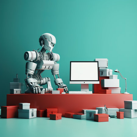 Cyber Monday Sale banner template design background with copy space. Online holiday shopping concept.の素材