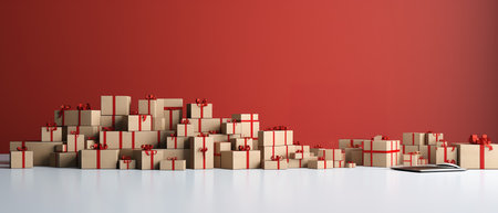 Cyber Monday Sale banner template design background with copy space. Online holiday shopping concept.の素材