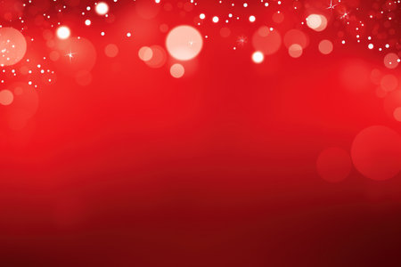 Abstract red Christmas wallpaper with copy space background. Perfect for holiday greeting cards, social media posts, and website designsの素材