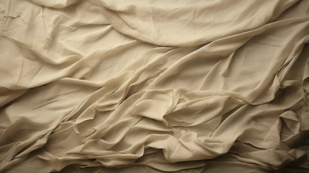 Close up of a piece of crinkled parchment, with sepia-toned streaks and creases. It looks like an old manuscript, with a story to tellの素材