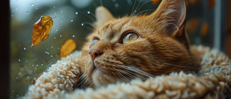 Elderly person and pet, united in a serene bond, share companionship bridging generations..の素材