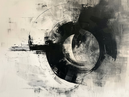 Monochrome abstract textured sketches, minimalist designs emphasize form and shadow.の素材