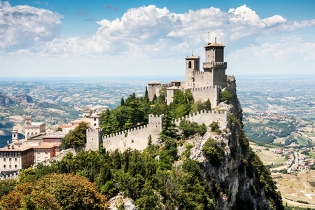 Castle of San Marino, Italyの写真素材