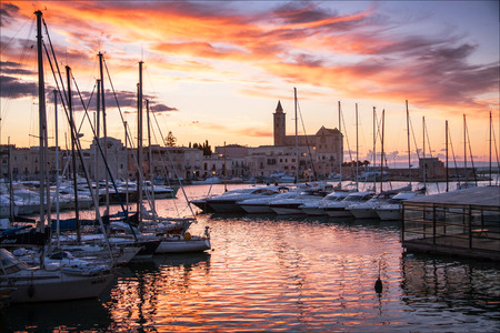 Port in Trani, Italy