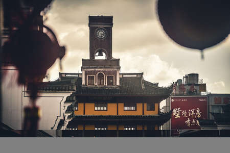 Taipei old town in Taiwanの写真素材