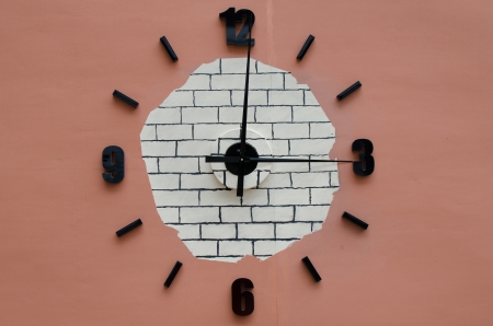 wall clockの写真素材
