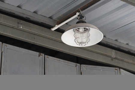 A Lighting lamp with door.の写真素材