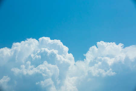 Dramatic Cloudscape in the blue sky.