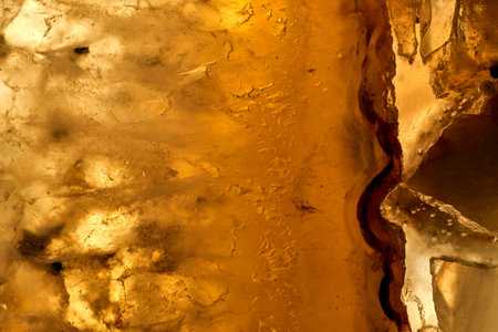 Abstract yellow Crystal background, design element.の写真素材
