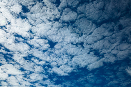 Dramatic Cloudscape in the blue sky.の写真素材
