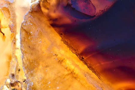 Yellow Crystal material texture, background, suitable for design.