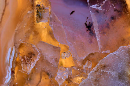 Abstract yellow Crystal background, design element.